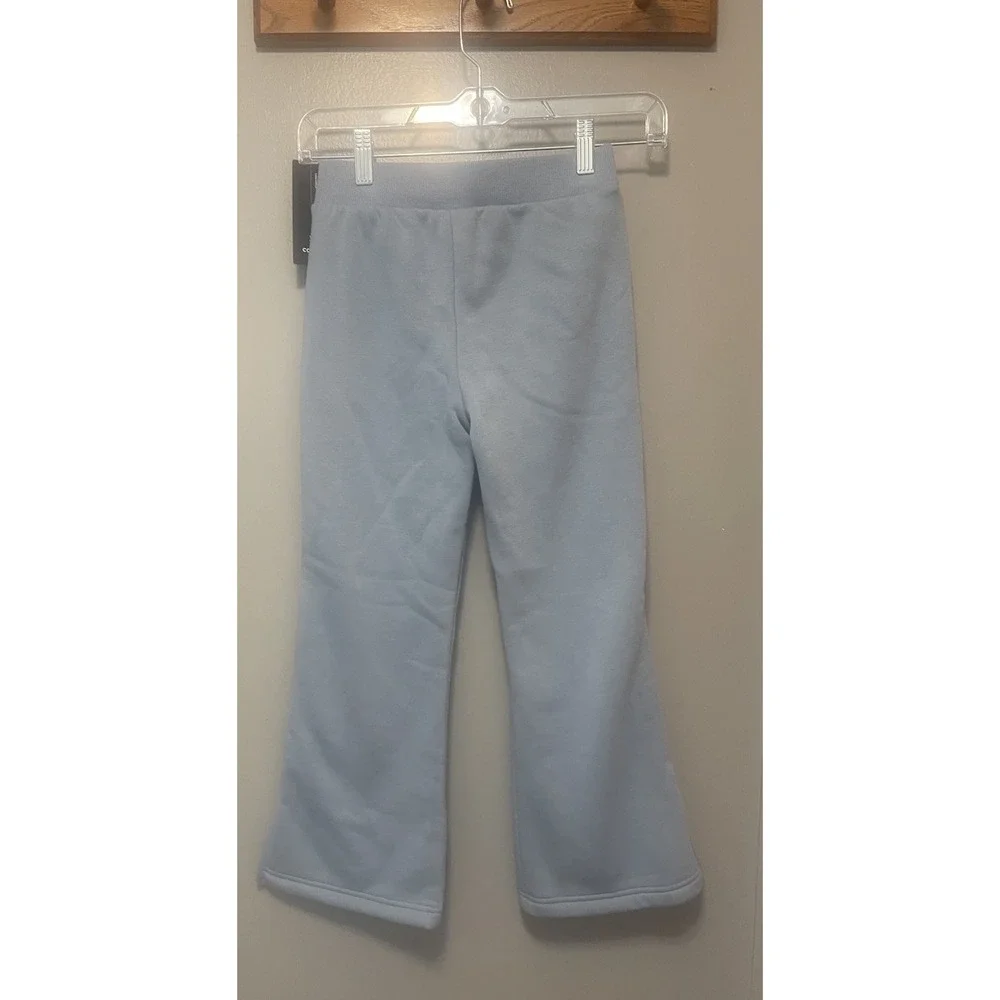 Converse All-Star Joggers Youth Size Small Flared Leg NWT Light Blue 24 X 21